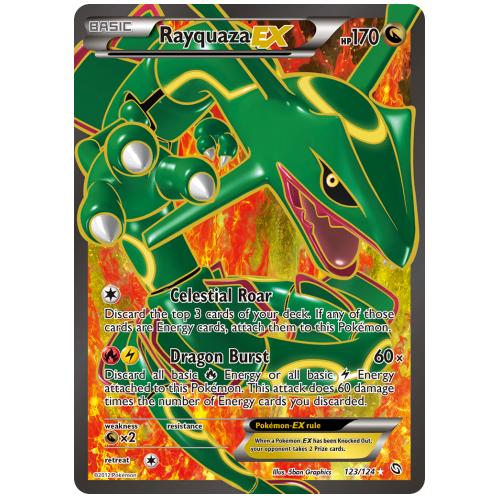 Buy Pokemon TCG Rayquaza EX Black White Dragons Exalted Rare Ultra