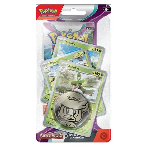 Pokemon - Scarlet & Violet - Paldea Evolved - Premium Checklane Blister - Arboliva code