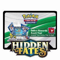 Pokemon TCG Hidden Fates Booster Pack Code Card
