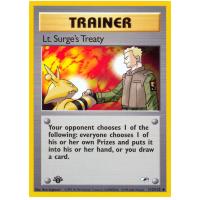 Pokemon TCG Lt. Surges Treaty Gym Gym Heroes [112/132]