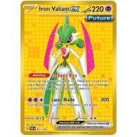 Pokemon TCG Iron Valiant ex Scarlet & Violet Paradox Rift Hyper Rare [261/182]