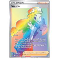Pokemon TCG Serena Sword & Shield Silver Tempest Rare Rainbow [207/195]