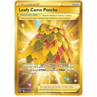 Pokemon TCG Leafy Camo Poncho Sword & Shield Silver Tempest Rare Secret [214/195]