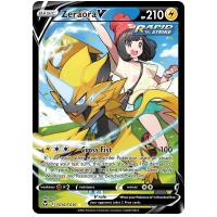 Pokemon TCG Zeraora V Sword & Shield Silver Tempest Trainer Gallery Rare Holo V [TG16/30]