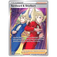 Pokemon TCG Sordward & Shielbert Sword & Shield Silver Tempest Trainer Gallery Rare Ultra [TG28/30]