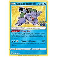 Pokemon TCG Radiant Blastoise Sword & Shield Pokémon GO Radiant Rare [18/78]