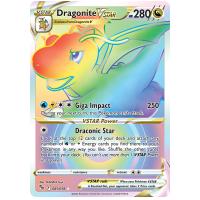 Pokemon TCG Dragonite VSTAR Sword & Shield Pokémon GO Rare Rainbow [81/78]