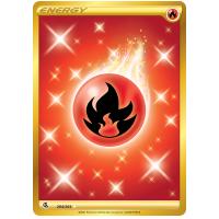 Pokemon TCG Fire Energy Sword & Shield Fusion Strike Rare Secret [284/264]