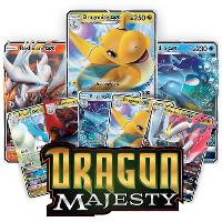 Pokemon TCG Dragon Majesty Booster Pack Code Card