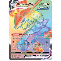 Pokemon TCG Rayquaza VMAX Sword & Shield Evolving Skies Rare Rainbow [217/203]