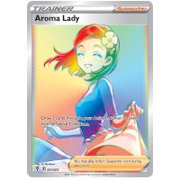 Pokemon TCG Aroma Lady Sword & Shield Evolving Skies Rare Rainbow [221/203]
