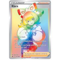 Pokemon TCG Klara Sword & Shield Chilling Reign Rare Rainbow [217/198]