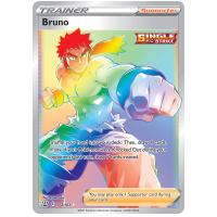 Pokemon TCG Bruno Sword & Shield Battle Styles Rare Rainbow [172/163]