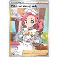 Pokemon TCG Pokémon Center Lady Sword & Shield Vivid Voltage Rare Ultra [185/185]