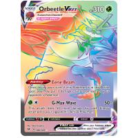 Pokemon TCG Orbeetle VMAX Sword & Shield Vivid Voltage Rare Rainbow [186/185]