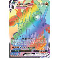 Pokemon TCG Coalossal VMAX Sword & Shield Vivid Voltage Rare Rainbow [189/185]