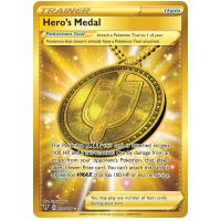 Pokemon TCG Heros Medal Sword & Shield Vivid Voltage Rare Secret [201/185]