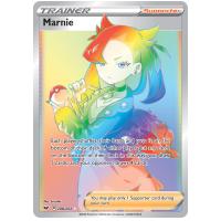 Pokemon TCG Marnie Sword & Shield Sword & Shield Rare Rainbow [208/202]