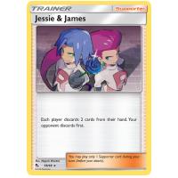 Pokemon TCG Jessie & James Sun & Moon Hidden Fates Rare Holo [58/68]