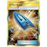 Pokemon TCG U-Turn Board Sun & Moon Unified Minds Rare Secret [255/236]