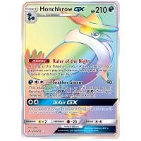 Pokemon TCG Honchkrow-GX Sun & Moon Unbroken Bonds Rare Rainbow [223/214]