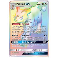 Pokemon TCG Persian-GX Sun & Moon Unbroken Bonds Rare Rainbow [227/214]
