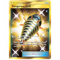 Pokemon TCG Dangerous Drill Sun & Moon Team Up Rare Secret [192/181]