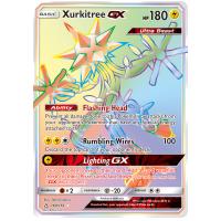 Pokemon TCG Xurkitree-GX Sun & Moon Ultra Prism Rare Rainbow [160/156]