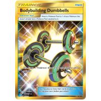 Pokemon TCG Bodybuilding Dumbbells Sun & Moon Burning Shadows Rare Secret [161/147]