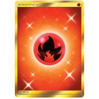 Pokemon TCG Fire Energy Sun & Moon Burning Shadows Rare Secret [167/147]