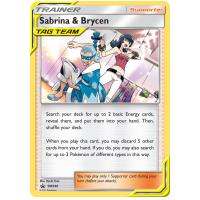Pokemon TCG Sabrina & Brycen Sun & Moon SM Black Star Promos Promo [SM246/248]