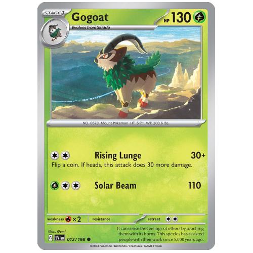 Pokemon TCG Gogoat Scarlet & Violet Scarlet & Violet [12/198]