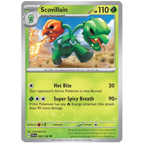 Pokemon TCG Scovillain Scarlet & Violet Scarlet & Violet [29/198]