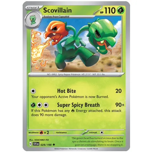 Pokemon TCG Scovillain Scarlet & Violet Scarlet & Violet [29/198]