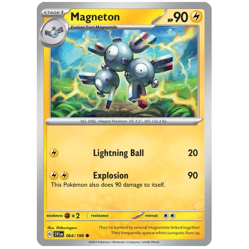 Pokemon TCG Magneton Scarlet & Violet Scarlet & Violet [64/198]