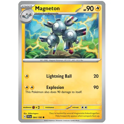 Pokemon TCG Magneton Scarlet & Violet Scarlet & Violet [64/198]