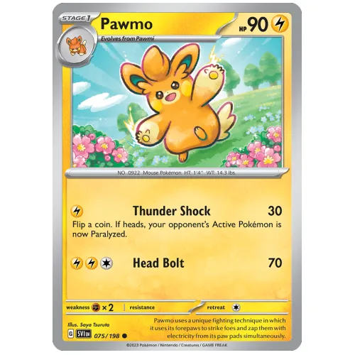 Pokemon TCG Pawmo Scarlet & Violet Scarlet & Violet [75/198]