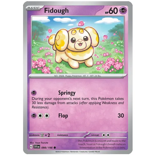 Pokemon TCG Fidough Scarlet & Violet Scarlet & Violet [98/198]