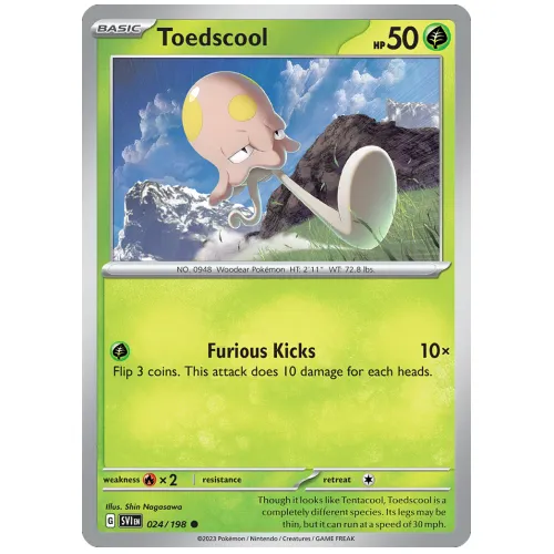 Pokemon TCG Toedscool Scarlet & Violet Scarlet & Violet [24/198]