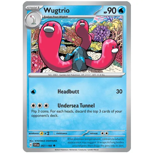 Pokemon TCG Wugtrio Scarlet & Violet Scarlet & Violet [57/198]