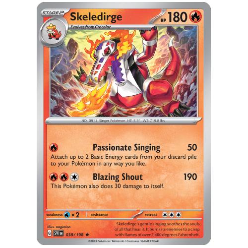 Pokemon TCG Skeledirge Scarlet & Violet Scarlet & Violet [38/198]