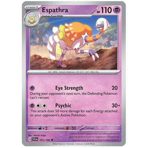 Pokemon TCG Espathra Scarlet & Violet Scarlet & Violet [103/198]