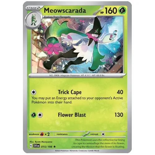 Pokemon TCG Meowscarada Scarlet & Violet Scarlet & Violet [15/198]