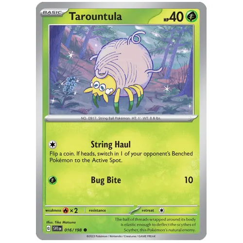 Pokemon TCG Tarountula Scarlet & Violet Scarlet & Violet [16/198]