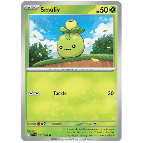 Pokemon TCG Smoliv Scarlet & Violet Scarlet & Violet [20/198]