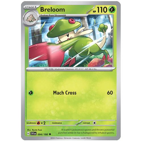 Pokemon TCG Breloom Scarlet & Violet Scarlet & Violet [4/198]