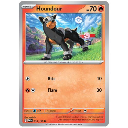 Pokemon TCG Houndour Scarlet & Violet Scarlet & Violet [33/198]