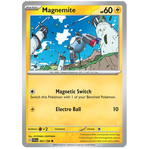 Pokemon TCG Magnemite Scarlet & Violet Scarlet & Violet [63/198]