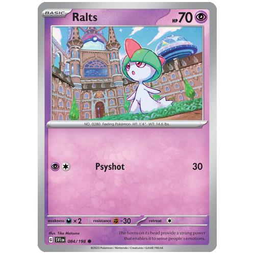 Pokemon TCG Ralts Scarlet & Violet Scarlet & Violet [84/198]