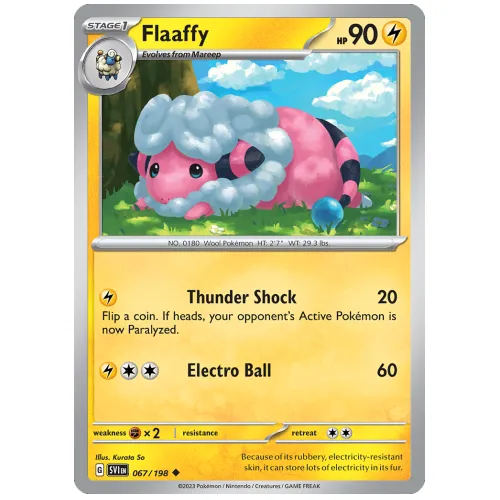 Pokemon TCG Flaaffy Scarlet & Violet Scarlet & Violet [67/198]